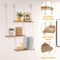 Boho Wall Shelves for Plants - 3 Tier Macrame Wall Hanging Shelves
